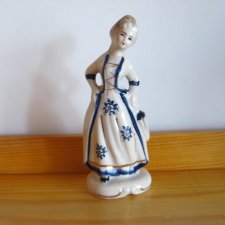 Figurka Porcelanowa Porcelanowa Dama