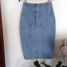 Oldschoolowa wąska jeansowa