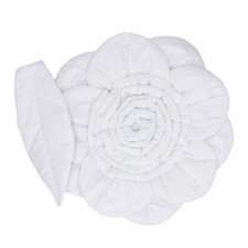 Bilbokids poduszka dekoracyjna kwiat duży biały