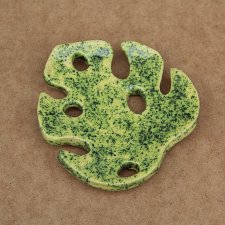 Mydelniczka ceramiczna- liść monstery
