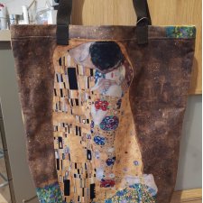 Aksamitna torba handmade, G. Klimt