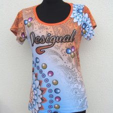 DESIGUAL* - WZORZYSTA BLUZKA