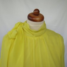 żółta sukienka M