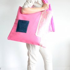 na plażę Torba oversize HANDMADE ASSEMBLEAGE