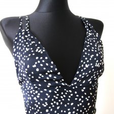 kombinezon w kropki 3/4, roz 36