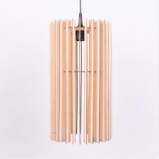 Lampa ażurowa LED drewniana sufitowa wisząca abażur plafon żyrandol Prosta ze sklejki skandynawska