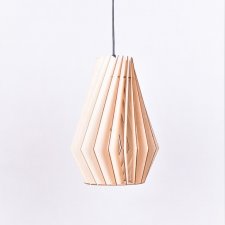 Lampa spiralna sufitowa ażurowa wisząca LED abażur plafon do salonu nowoczesna skandynawska