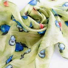 Silk fruit scarf