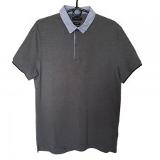 MASSIMO DUTTI męska koszulka polo t-shirt bawełna M Hv138