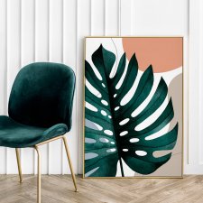 Plakat Boho Monstera 50x70cm B2