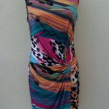 JOSEPH RIBKOFF - WZORZYSTA SUKIENKA