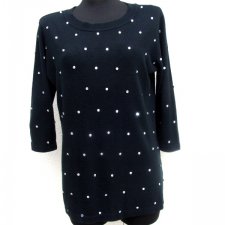 CASHMASOFT* - BIŻUTERYJNY SWETER