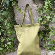 torba A4 + z ekoskóry, oliwkowa