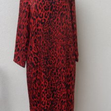 ZARA WOMEN -  WZORZYSTA SUKIENKA