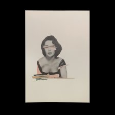 Elizabeth Taylor - kolażo-plakat