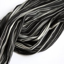 Marszczony szal vintage mroczna kolorystyka plisy