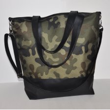 Torba hobo XXL - print moro