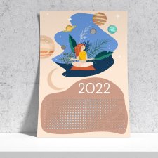 Kalendarz księżycowy 2022 Spokojny