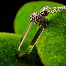 Naszyjnik Lód - Kryształ Górski Srebro vol.3