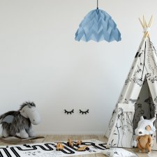 Lampa wisząca origami ICEBELL niebieska