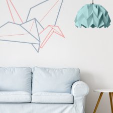 Lampa wisząca origami ICEBERG L turkusowa