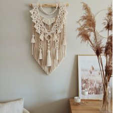 Makrama PAWIE PIÓRO - w stylu boho