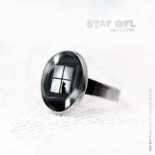 Star Girli - Black Cat - pierścionek simple