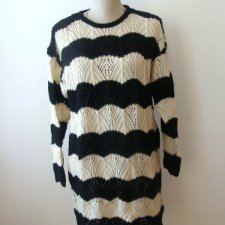 AŻUROWA SUKIENKA/ SWETER*