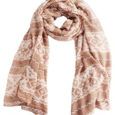 szal vintage printy wzory duży miękki