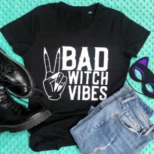 Koszulka T-shirt Bad Witch Vibes Czarna S