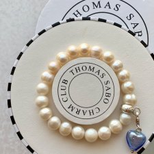 Thomas Sabo Charm Club Bracelet ❤ Naturalne perły i srebro 925 ❤ ❤