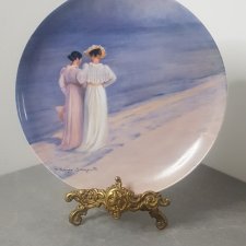 Porcelanowy Kolekcjonerski Talerz B&G P.S. Kroyer Kopenhaga