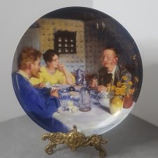 Porcelanowy Kolekcjonerski Talerz B&G P.S. Kroyer Kopenhaga