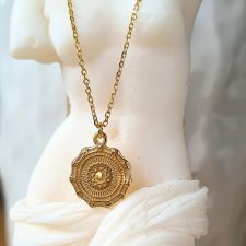 AMULET- srebro 925 złocone