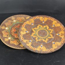 Drewniane talerze 2 szt.