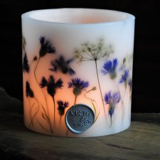 Lampion Letnie Wspomnienia z ceramiczną podstawką