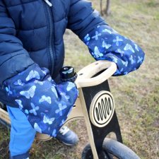 Dziecięce Mufki na hulajnogę i rowerek motylki