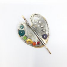 Paleta malarska- broszka