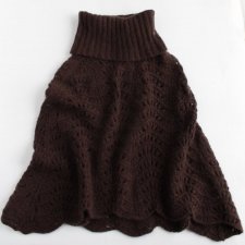 EXCLUSIVE poncho SCARF wool angora