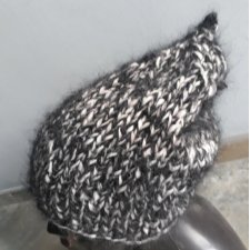 czapka handmade moher z alpacą 2
