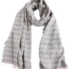 Szal vintage mięsisty ciepły wzory printy