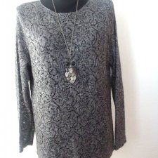 SWETER/BLUZKA SWETERKOWA Z ANGORĄ*