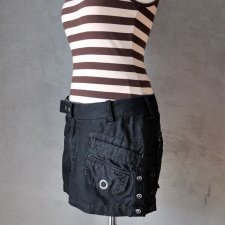 Totalnie mini spódnica casual cargo XS S