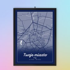 Plakat Personalizowany – Mapa Miasta V (A2)