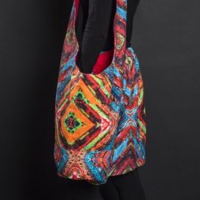 "Mandala" Barwna torba z malarskim nadrukiem