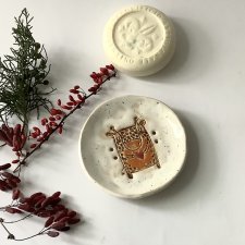 Ceramiczna mydelniczka "Żyrafa"