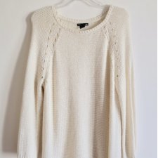 Sweter kremowy H&M M