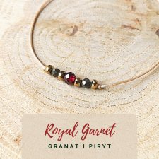 Bransoletka Royal Garnet z granatem