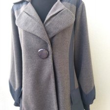 LILL S* - WEŁNIANY PŁASZCZ