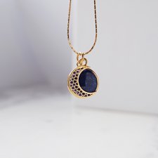 Lapis lazuli & Księżyc złoto